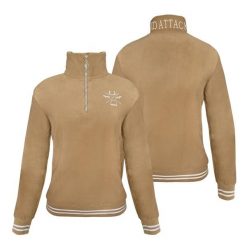 Bluza polarowa JD ATTACK Maya. Brązowe bluzy bez kaptura JD ATTACK, bez wzorów, z polaru, bez kaptura, do jazdy konnej. Za 239.00 zł.