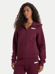 EA7 Emporio Armani Bluza 7W000675 AF13151 M5064 Bordowy Regular Fit. Czerwone bluzy EA7 Emporio Armani, m, bez wzorów, z bawełny, bez ramiączek, bez kaptura. Za 539.99 zł.