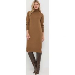 Max Mara Leisure sukienka wełniana kolor brązowy mini prosta. Brązowe sukienki Max Mara Leisure, na co dzień, l, bez wzorów, z wełny, bez kołnierzyka, bez ramiączek, mini, proste. Za 1,229.90 zł.