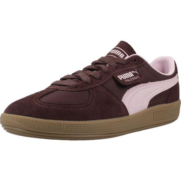 Buty PUMA YELLOW PALERMO VINTAGE UPDATE Brązowy. Brązowe buty trekkingowe Puma, ze skóry, bez zapięcia. Za 335.99 zł.