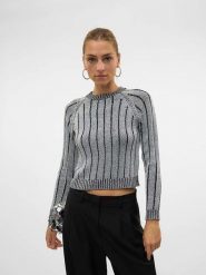 Vero Moda Sweter w kolorze szarym rozmiar: XS. Szare swetry Vero Moda, xs, bez wzorów, bez ramiączek. Za 57.20 zł.