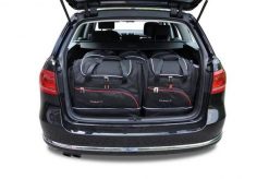 Torby Do Bagażnika Vw Passat Alltrack 2010-2014 5Szt Kjust. Czarne torby podróżne KJUST, bez wzorów, z kauczuku. Za 1,607.00 zł.
