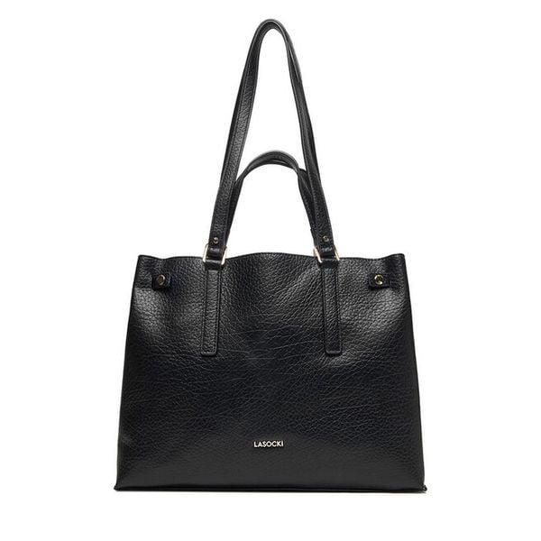 Torebka Lasocki. Czarne torebki klasyczne Lasocki, bez wzorów, klasyczne, bez dodatków. Za 199.99 zł.