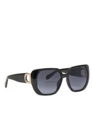 Fossil Okulary przeciwsłoneczne 2136/S 206651 Czarny. Czarne okulary przeciwsłoneczne Fossil, bez wzorów, z tworzywa sztucznego, plastikowe. Za 349.99 zł.