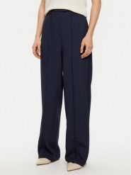 Tommy Hilfiger Spodnie materiałowe WW0WW43875 Granatowy Regular Fit. Niebieskie spodnie materiałowe Tommy Hilfiger, bez wzorów, z materiału. Za 379.99 zł.