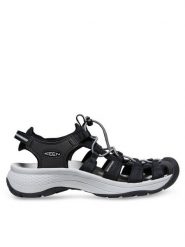 Keen Sandały Astoria West 1023594 Czarny. Czarne sandały Keen, bez wzorów, sportowe, bez obcasa, bez zapięcia. Za 519.99 zł.