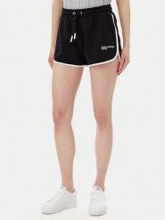 KARL LAGERFELD Szorty sportowe A2W10095 Czarny Regular Fit. Czarne szorty sportowe KARL LAGERFELD, bez wzorów, z bawełny. Za 249.99 zł.