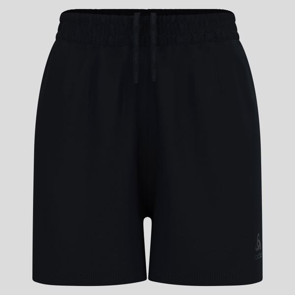 Spodenki damskie Odlo ESSENTIAL 4 INCH Short. Czarne szorty ODLO, bez wzorów, sportowe. Za 199.99 zł.