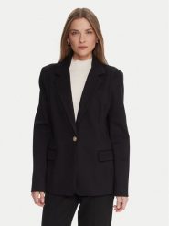Guess Marynarka W5BN66 KCMU2 Czarny Regular Fit. Czarne marynarki i żakiety Guess, s, z aplikacjami, z wiskozy, bez ramiączek. Za 489.99 zł.
