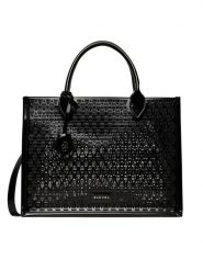 Badura Torebka WENN-02 Czarny. Czarne shopper bag Badura, bez wzorów, z materiału, bez dodatków. Za 299.99 zł.