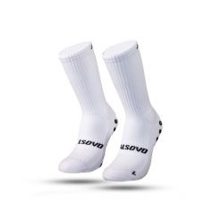 CALSOVO - Skarpetki z gripem - Antypoślizgowe - Jeden rozmiar - Piłka nożna. Czerwone skarpetki CALSOVO, bez wzorów, z bawełny. Za 63.99 zł.