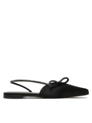 Max Mara Sandały Crystalsling 2424526431600 Czarny. Czarne sandały Max Mara, bez wzorów, z materiału, bez obcasa, na płaskiej podeszwie, bez zapięcia. Za 1,649.00 zł.