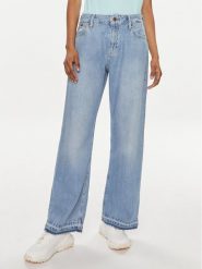 Pepe Jeans Jeansy PL204694 Niebieski Loose Fit. Niebieskie jeansy Pepe Jeans, bez wzorów, z bawełny. Za 499.99 zł.