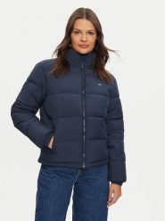 Tommy Jeans Kurtka puchowa Essential DW0DW18827 Granatowy Regular Fit. Niebieskie kurtki Tommy Jeans, l, bez wzorów, z jeansu, bez kaptura. Za 449.99 zł.