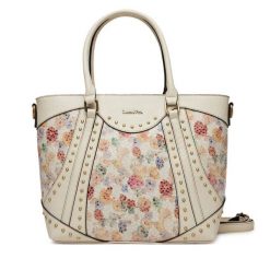Torebka Laura Vita. Białe shopper bag LAURA VITA, bez wzorów, bez dodatków. Za 239.99 zł.