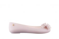 Baleriny Melissa Space Love VI Me Ad Beige, Beż, Guma. Brązowe baleriny Melissa, bez wzorów, z gumy, bez obcasa, bez zapięcia. W wyprzedaży za 99.00 zł.