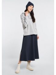 ELBSAND Bluza "Maika" w kolorze szarym rozmiar: L. Szare bluzy z kapturem ELBSAND, l, bez wzorów, z bawełny, z kapturem. Za 173.99 zł.