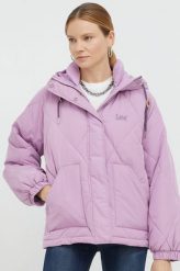 Lee kurtka damska kolor różowy zimowa oversize. Czerwone kurtki Lee, na zimę, l, bez wzorów, z włókna, bez kaptura. W wyprzedaży za 469.99 zł.