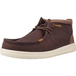 Buty HEY DUDE WALLY MID GRIPR VIN CLAS Brązowy. Brązowe buty trekkingowe PRO BRANDS, bez wzorów, z tkaniny, bez zapięcia, trekkingowe. Za 331.99 zł.