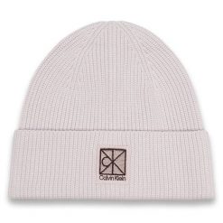 Czapka Calvin Klein. Czerwone czapki zimowe Calvin Klein, bez wzorów. Za 169.99 zł.
