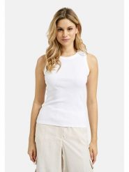 Milano Italy Top w kolorze białym rozmiar: L. Białe topy Milano Italy, l, bez wzorów, bez kołnierzyka, bez ramiączek. Za 43.99 zł.