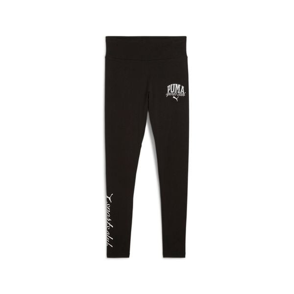 Damskie legginsy Puma Class High Waist. Czarne legginsy Puma, bez wzorów, z bawełny, eleganckie, długie. Za 190.00 zł.