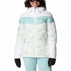 Kurtka Puchowa Zimowa Damska Columbia Abbott Peak Insulated Jacket. Białe kurtki Columbia, na zimę, s, bez wzorów, z puchu, bez kaptura. W wyprzedaży za 849.00 zł.