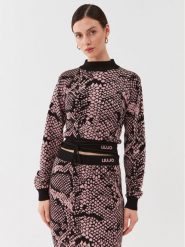 Liu Jo Sport Sweter TF3063 MS75L Kolorowy Slim Fit. Swetry Liu Jo Sport, l, bez wzorów, z wiskozy, sportowe, bez ramiączek. Za 869.99 zł.
