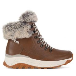 Botki Rieker Revolution Lifestyle. Brązowe botki Rieker Revolution Lifestyle, bez wzorów, bez obcasa, na płaskiej podeszwie, bez zapięcia. Za 455.00 zł.