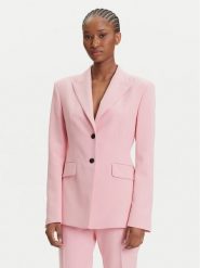 HUGO Marynarka Asmalla-1 50533901 Różowy Slim Fit. Czerwone marynarki i żakiety Hugo, bez wzorów, z syntetyku, bez ramiączek. Za 809.99 zł.