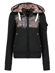 Geographical Norway Bluza "Fabeaute" w kolorze czarnym rozmiar: XXL. Czarne bluzy Geographical Norway, xxl, bez wzorów, bez ramiączek, bez kaptura. Za 119.45 zł.