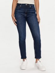 Tommy Hilfiger Jeansy WW0WW42204 Granatowy Slim Fit. Niebieskie jeansy Tommy Hilfiger, bez wzorów, z bawełny. Za 249.99 zł.