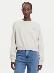 Tommy Jeans Bluza DW0DW21345 Beżowy Relaxed Fit. Brązowe bluzy Tommy Jeans, m, bez wzorów, z bawełny, bez kaptura. Za 319.99 zł.