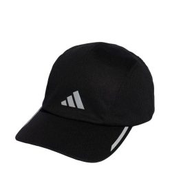 CZAPKA RUNNING MESH 4 PANEL CLIMACOOL. Czarne czapki z daszkiem adidas, bez wzorów, z materiału, eleganckie. Za 109.00 zł.