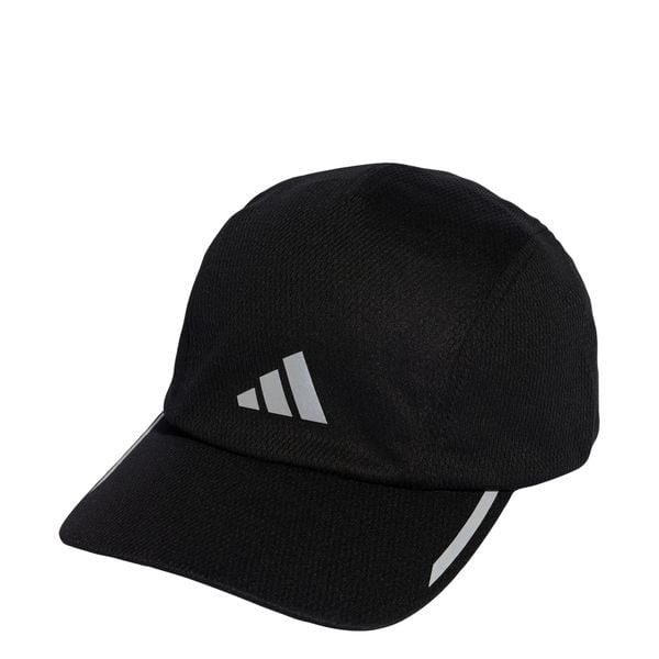 CZAPKA RUNNING MESH 4 PANEL CLIMACOOL. Czarne czapki z daszkiem adidas, bez wzorów, z materiału, eleganckie. Za 109.00 zł.