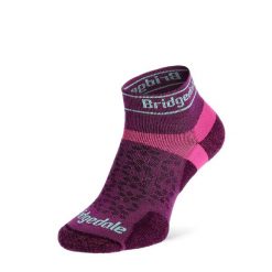 Skarpety do biegania Bridgedale UL T2 MERINO SPORT LD. Czerwone skarpetki Bridgedale, bez wzorów. Za 72.99 zł.