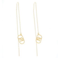 Kolczyki Elisabetta Franchi. Żółte kolczyki Elisabetta Franchi, złote. Za 359.99 zł.