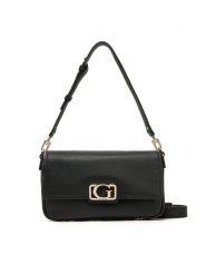 Guess Torebka HWBG96 42190 Czarny. Czarne listonoszki Guess, z aplikacjami, ze skóry, bez dodatków. Za 269.99 zł.