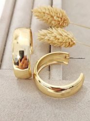 Nakkash Pozłacane kolczyki-kreole rozmiar: onesize. Żółte kolczyki Nakkash, pozłacane. Za 19.58 zł.