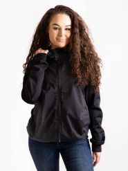 Damska kurtka softshell bez izolacji stretch Basic, czarny. Czarne kurtki przejściowe sportowe UNUO, na jesień, xl, bez wzorów, z materiału, bez kaptura, trekkingowe. Za 264.00 zł.