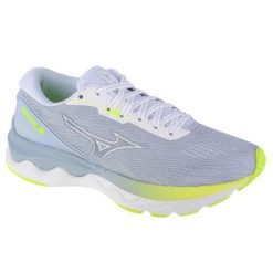 Buty do biegania damskie Mizuno Wave Skyrise 3. Białe buty treningowe Mizuno, bez wzorów, z materiału, przed kostkę, bez zapięcia, do biegania, mizuno wave. Za 818.00 zł.