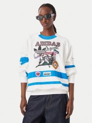 Adidas Bluza Archive Sweater Baseball KS9209 Biały Regular Fit. Białe bluzy adidas, xl, bez wzorów, z bawełny, bez ramiączek, bez kaptura. Za 799.99 zł.