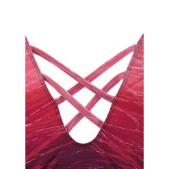 Strój kąpielowy Basic. Czerwone bikini LASCANA, bez wzorów, sportowe. Za 376.00 zł.