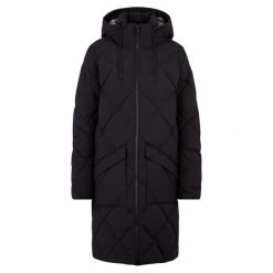 Płaszcz ocieplany damski Ziener Talasi. Czarne płaszcze Ziener, bez wzorów, z puchu, bez kaptura. Za 959.99 zł.
