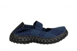 Półbuty Rock Over Deep Blue 032036, Granatowy, Materiał - 38. Niebieskie buty sportowe lifestyle Rock Spring, na lato, bez wzorów, z materiału, rockowe, bez obcasa. W wyprzedaży za 164.99 zł.