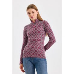 Bluza termoaktywna Woolona Venus z Długim Rękawem 100% Merino. Niebieskie bielizna termoaktywna damska WOOLONA, l, bez wzorów, z wełny, bez kaptura, trekkingowe. W wyprzedaży za 330.00 zł.