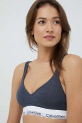 Calvin Klein Underwear biustonosz kolor granatowy gładki. Niebieskie biustonosze Calvin Klein Underwear, bez wzorów. W wyprzedaży za 139.99 zł.
