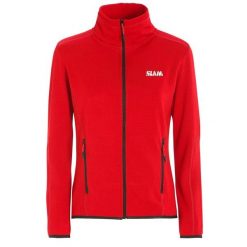 Bluza Polarowa Slam Act Ws Grid Damskie. Czerwone bluzy z kapturem SLAM, l, bez wzorów, z materiału, bez kaptura. Za 692.99 zł.