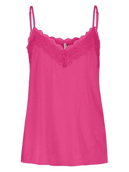 Fresh Made Top w kolorze różowym rozmiar: XS. Różowe topy Fresh Made, s, bez wzorów, z koronki, klasyczne, bez kołnierzyka, bez ramiączek. Za 41.95 zł.