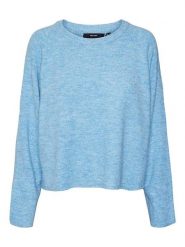 Vero Moda Sweter w kolorze błękitnym rozmiar: S. Niebieskie swetry Vero Moda, s, bez wzorów, bez ramiączek. Za 70.41 zł.